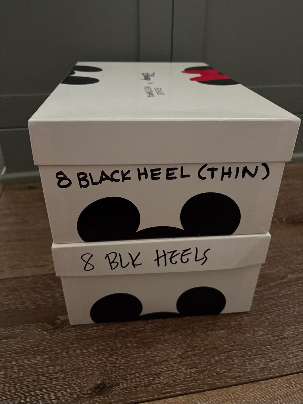 New in Box Disney x Stuart Weitzman Minnie and Mickey Heels Size 8 - Picture 10 of 15